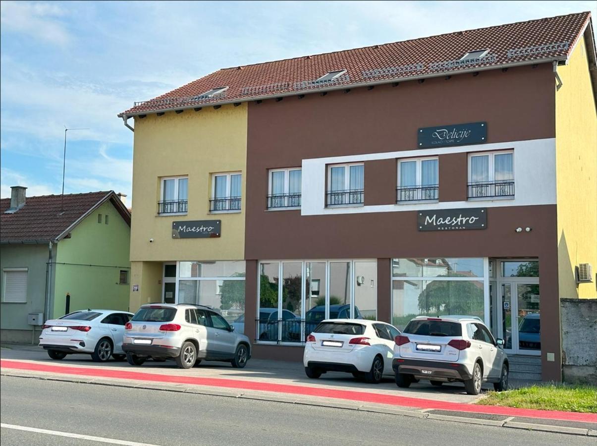 Maestro - Rooms & Restaurant Vukovar Exterior foto